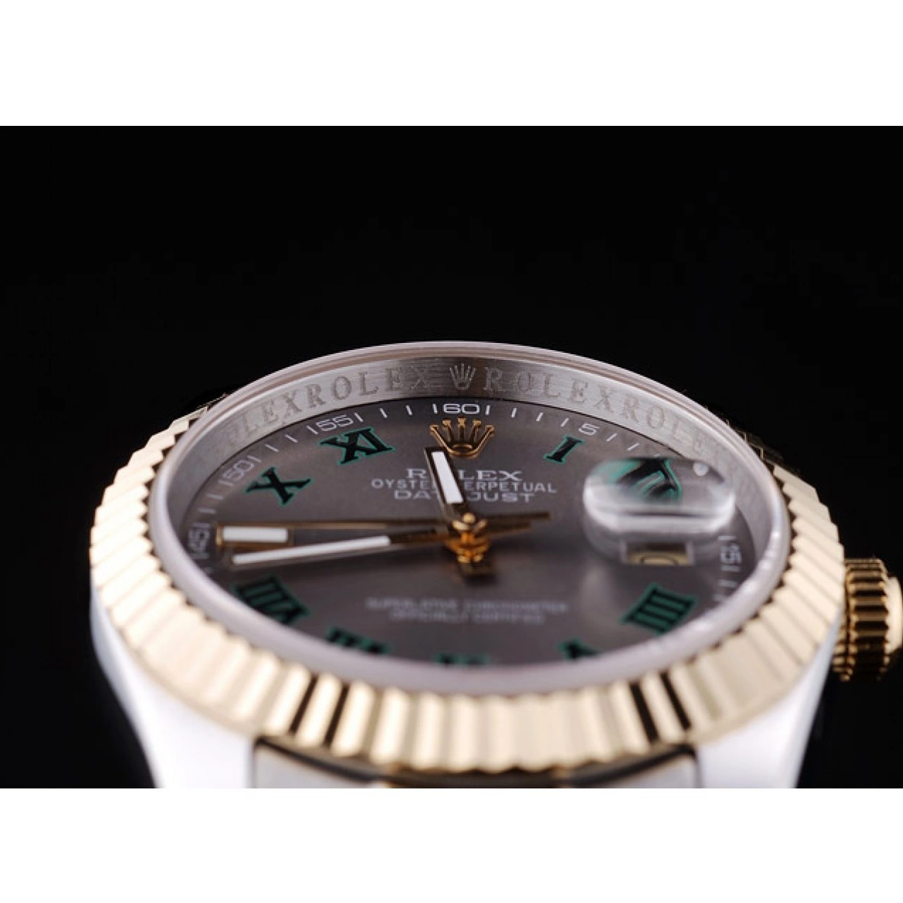 MiroTime 0825 Rolex Datejust Grey Dial Ribbed Bezel 7460